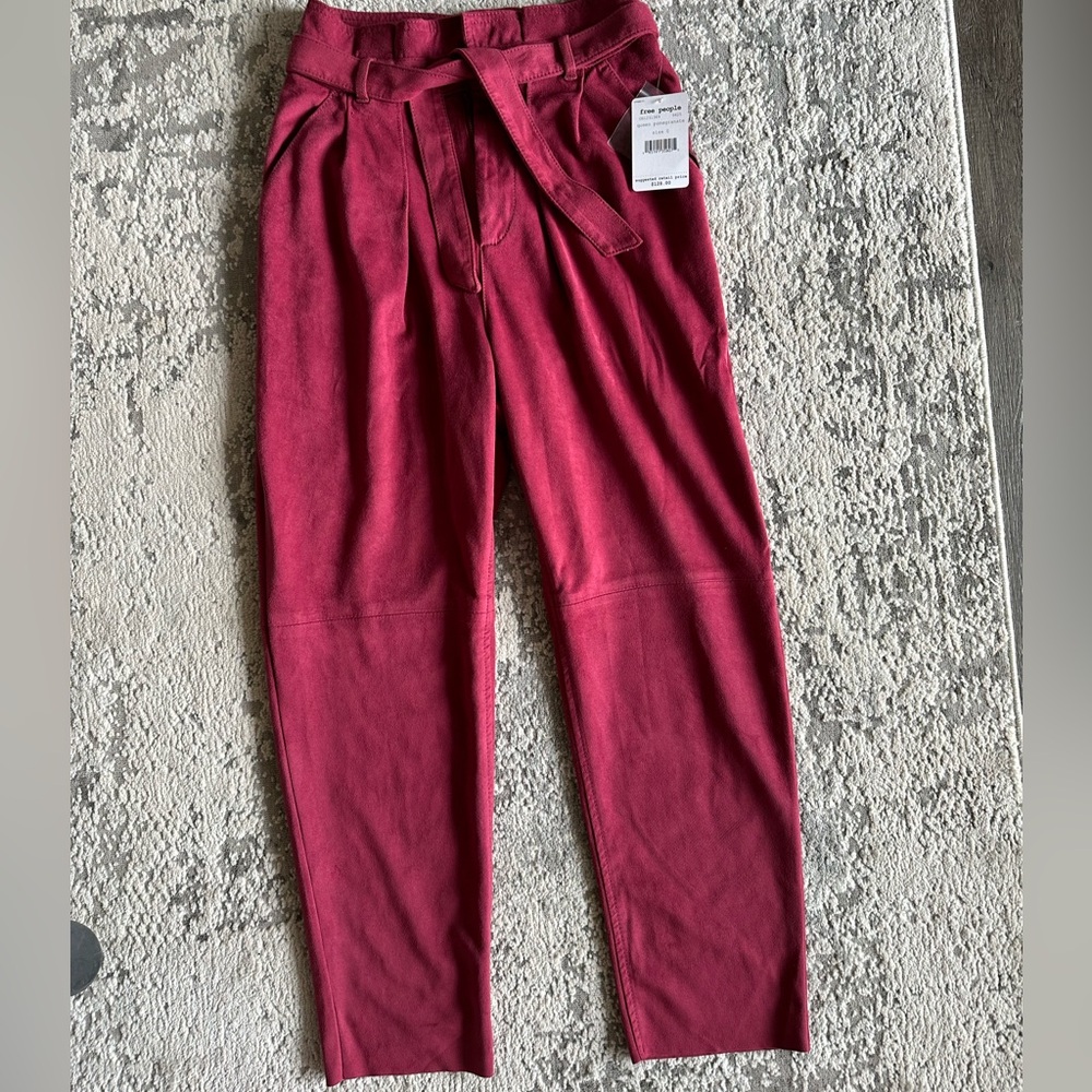 Free People Kids Burgundy Joggers